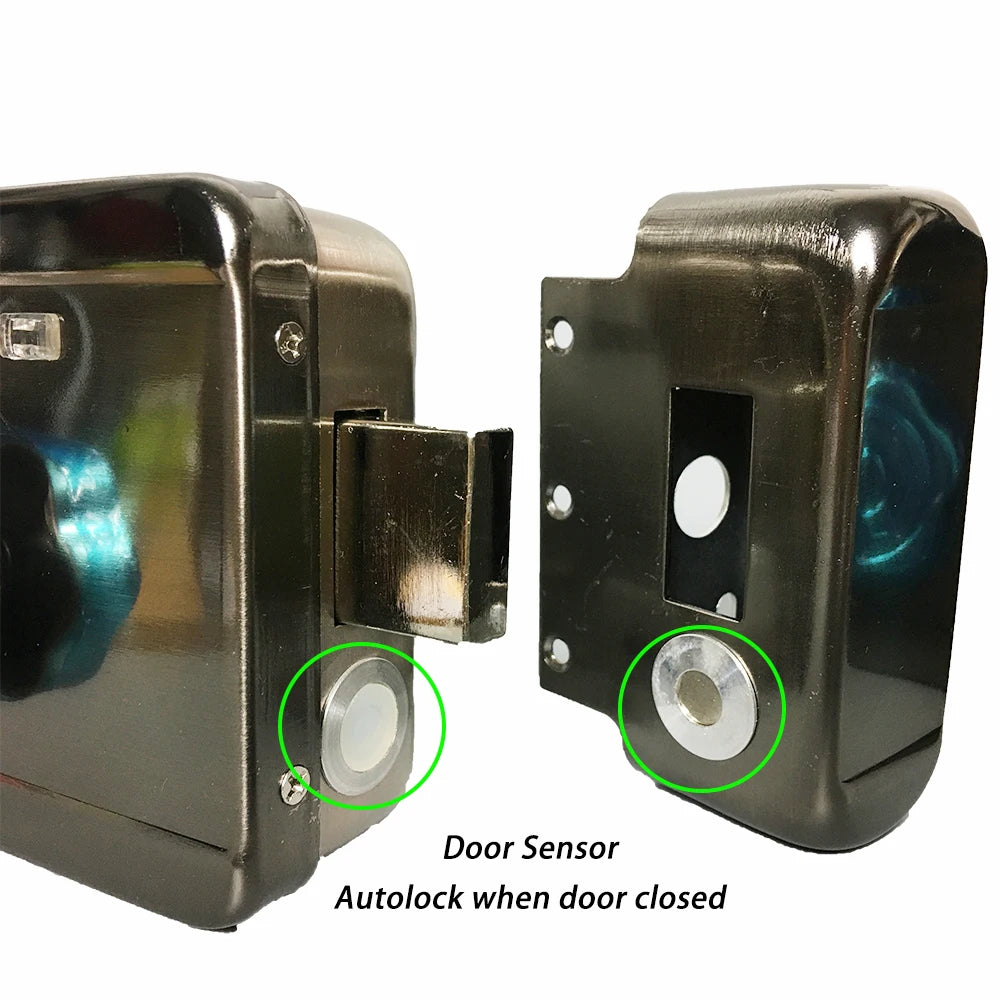 CowLost | locks-keys-product_id-12v-invisible-electric-gate-lock-with-remote-controller-and-battery-included-for-intercom-access-control-system |5