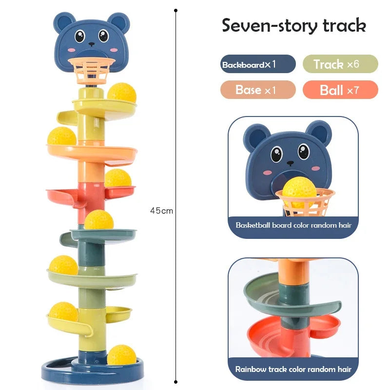 CowLost | product_id-2-7-layers-rolling-ball-track-educational-stacking-toy-for-kids-gift |20