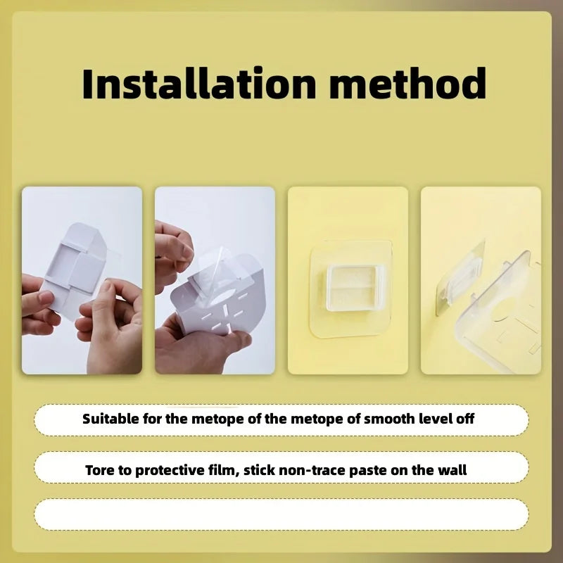 1/2pcs Adhesive Floating Shelf Perfect for Baby Monitor Security