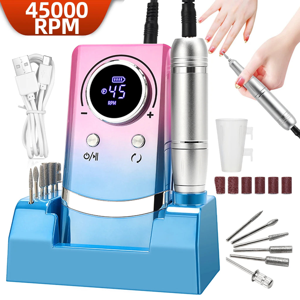 CowLost | professional-45000rpm-electric-portable-nail-drill-machine-rechargeable |1