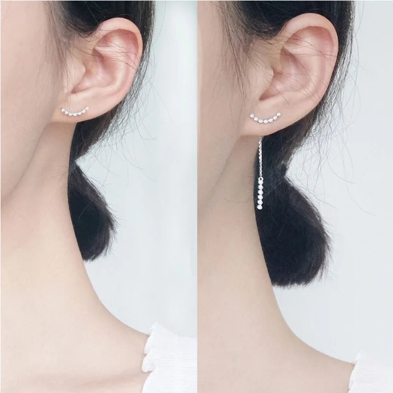 CowLost | vintage-long-tassel-geometric-square-drop-earrings-for-women |22