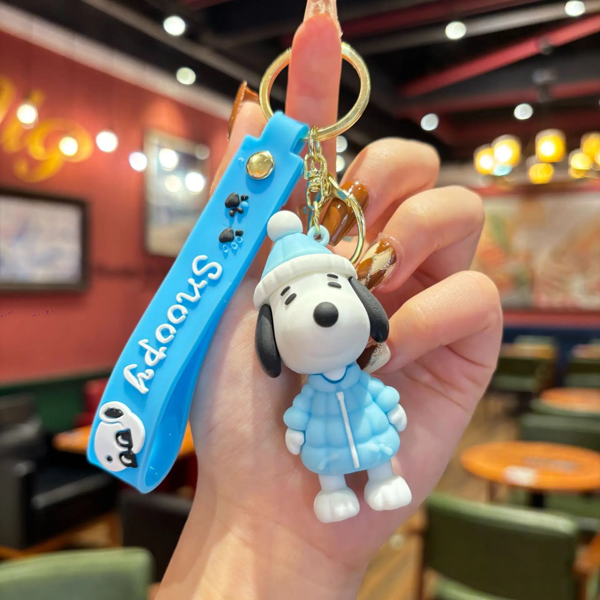 CowLost | product_id-2026-silicone-snoopy-keychain-car-backpack-ornament-birthday-gift |7