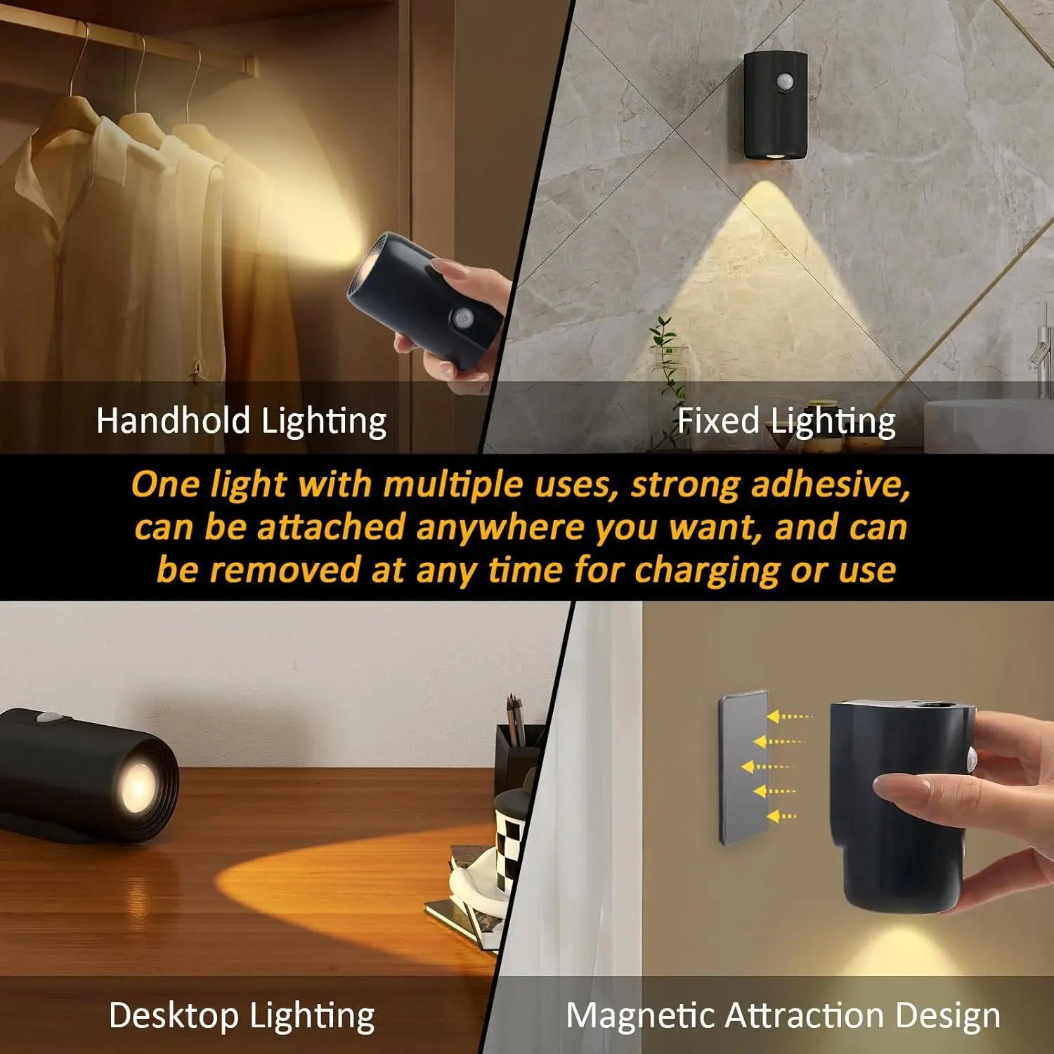CowLost | product_id-usb-rechargeable-magnetic-human-sensor-wall-spotlight-lamp |8