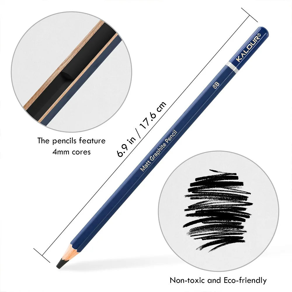 CowLost | product_id-6pcs-kalour-charcoal-willow-core-pencil-set-non-toxic-professional-art-supplies-for-drawing-painting-sketching |10