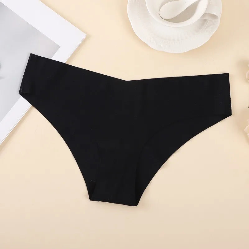 CowLost | product_id-women-s-seamless-soft-thin-v-neck-brief-panties |10