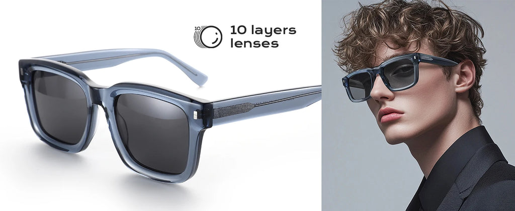 CowLost | zenottic-trend-square-polarized-sunglasses-handmade-acetate |10