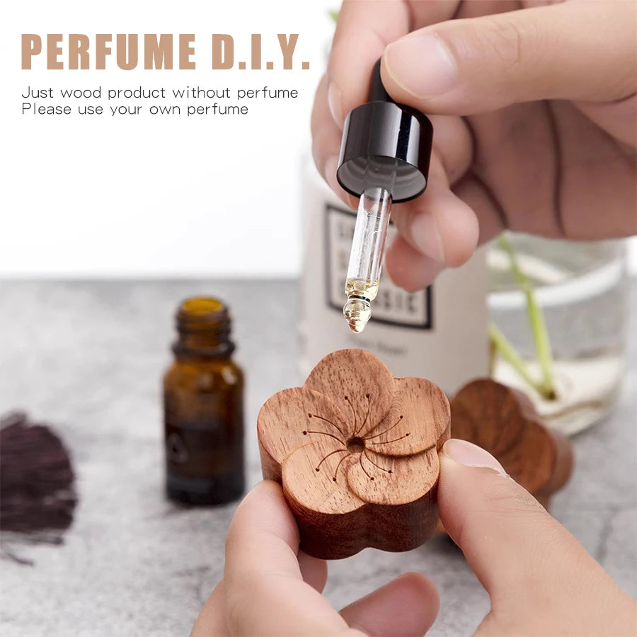 CowLost | product_id-diy-wooden-flower-car-air-freshener-vent-clip-diffuser-no-perfume |2