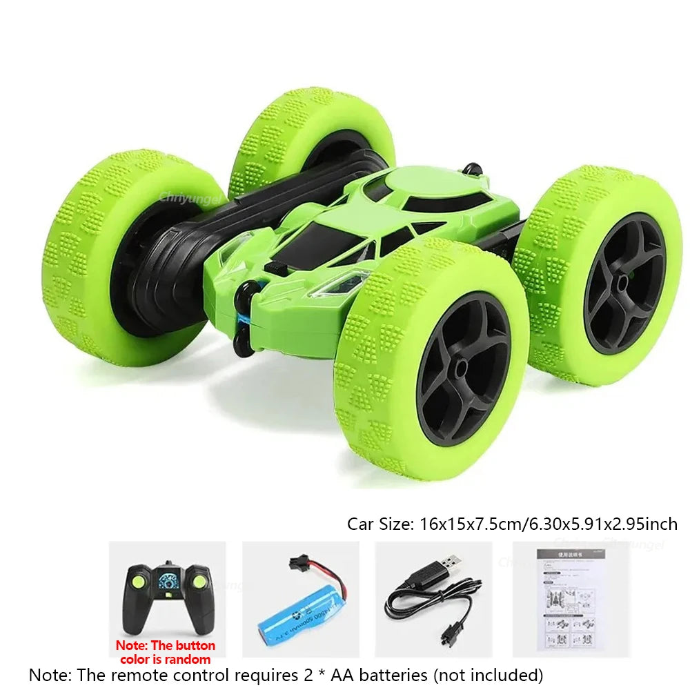 CowLost | rc-stunt-car-children-double-sided-flip-2-4g-remote-control-360-deree-rotation-off-road-drift-rc-car-gifts-for-kids-adults-boys |17