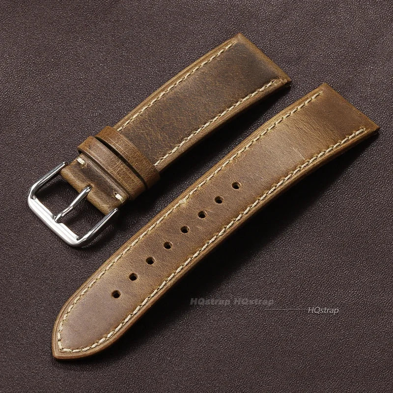 CowLost | bracelets-product_id-vintage-oil-wax-leather-watch-strap-pin-buckle-universal-cowhide-watchband-18-22mm |11