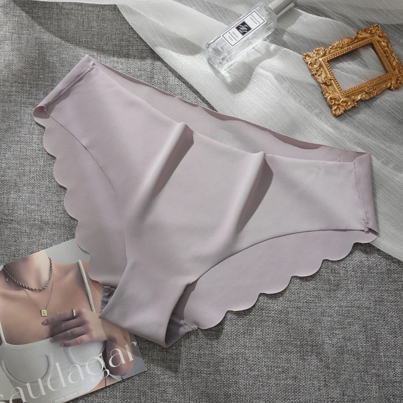 CowLost | s-2xl-womens-seamless-panties-ice-silk-solid-underwear |12
