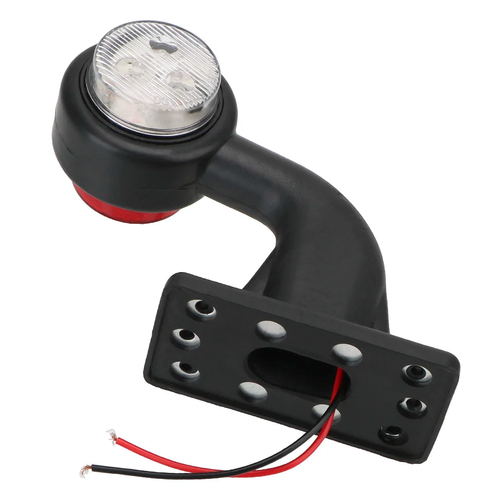 CowLost | truck-lamp-12-24v-led-side-marker-light-indicator-lamp-car-styling-red-white-tail-light-assembly-2pcs-set |6