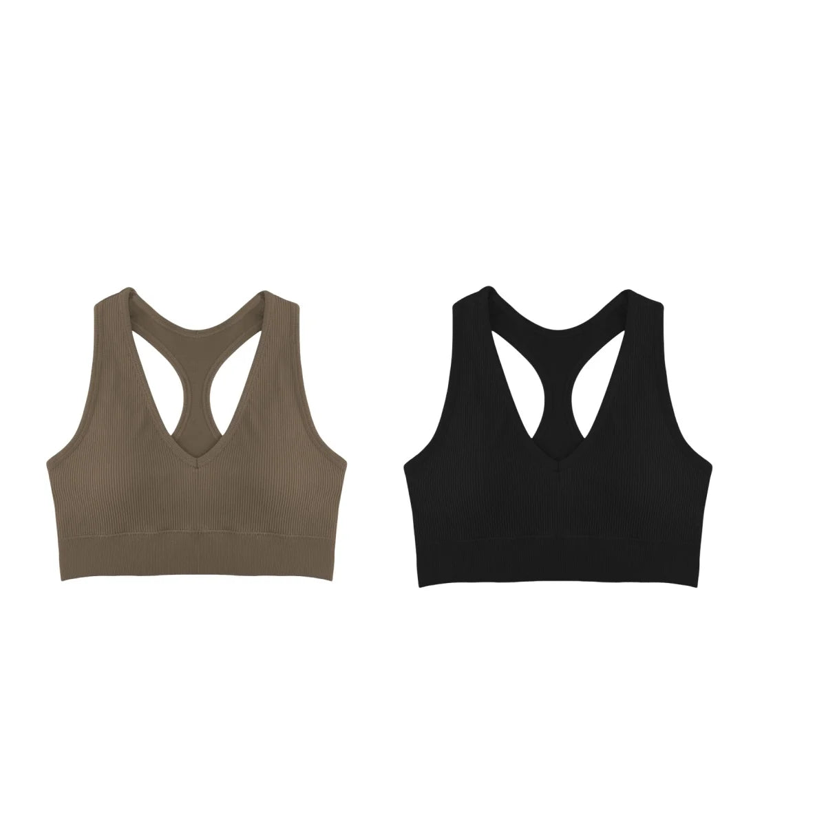 CowLost | product_id-2pcs-seamless-wireless-padded-y-back-breathable-sports-bras-for-women |18
