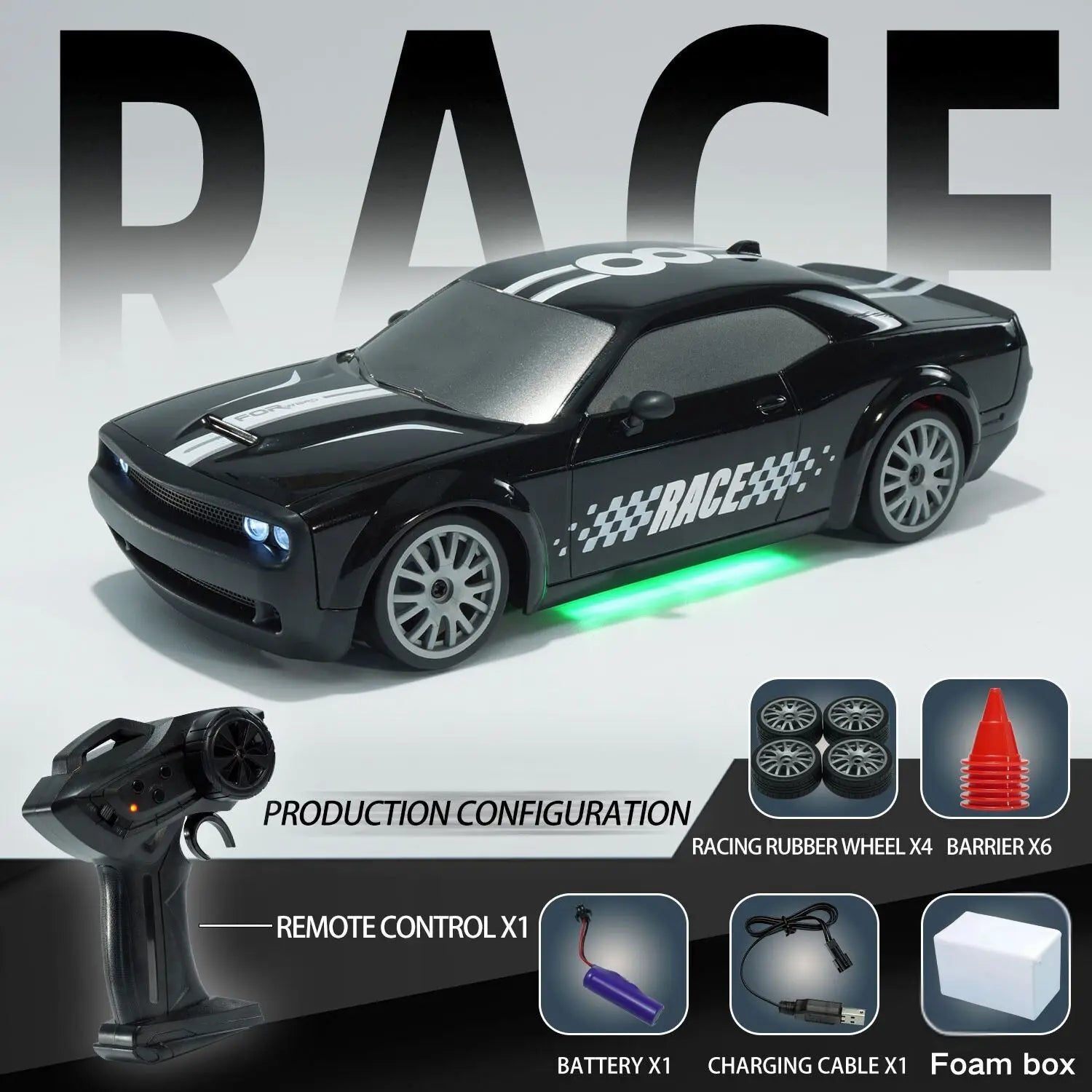 CowLost | fencing-barriers-dodge-hellcat-1-16-4wd-high-speed-remote-control-drift-car |43
