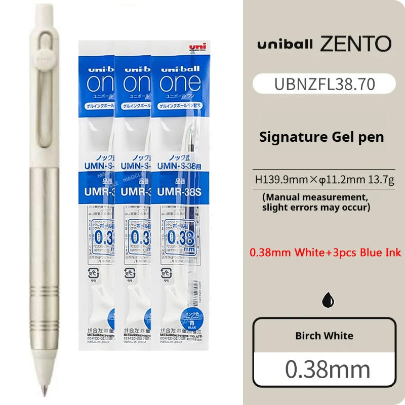 CowLost | product_id-uni-zento-flow-metal-grip-gel-pen-0-38-0-5mm-black-ink-smooth-writing-for-business-journals |21