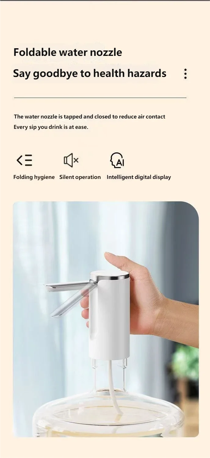 CowLost | product_id-homefish-usb-c-rechargeable-electric-water-bottle-pump-1200mah-led-touch-3-settings |8
