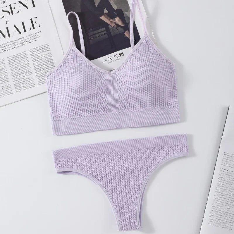 CowLost | product_id-seamless-women-s-wire-free-push-up-bra-low-rise-panties-set |16