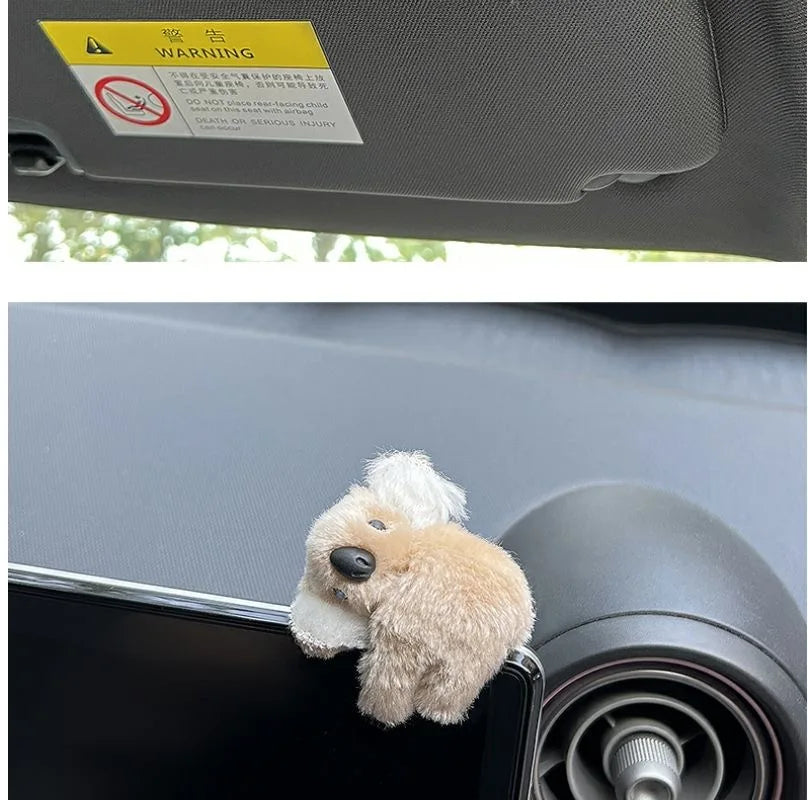 CowLost | product_id-plush-koala-car-interior-decoration-clip-for-rearview-mirror-sun-visor-gift |21