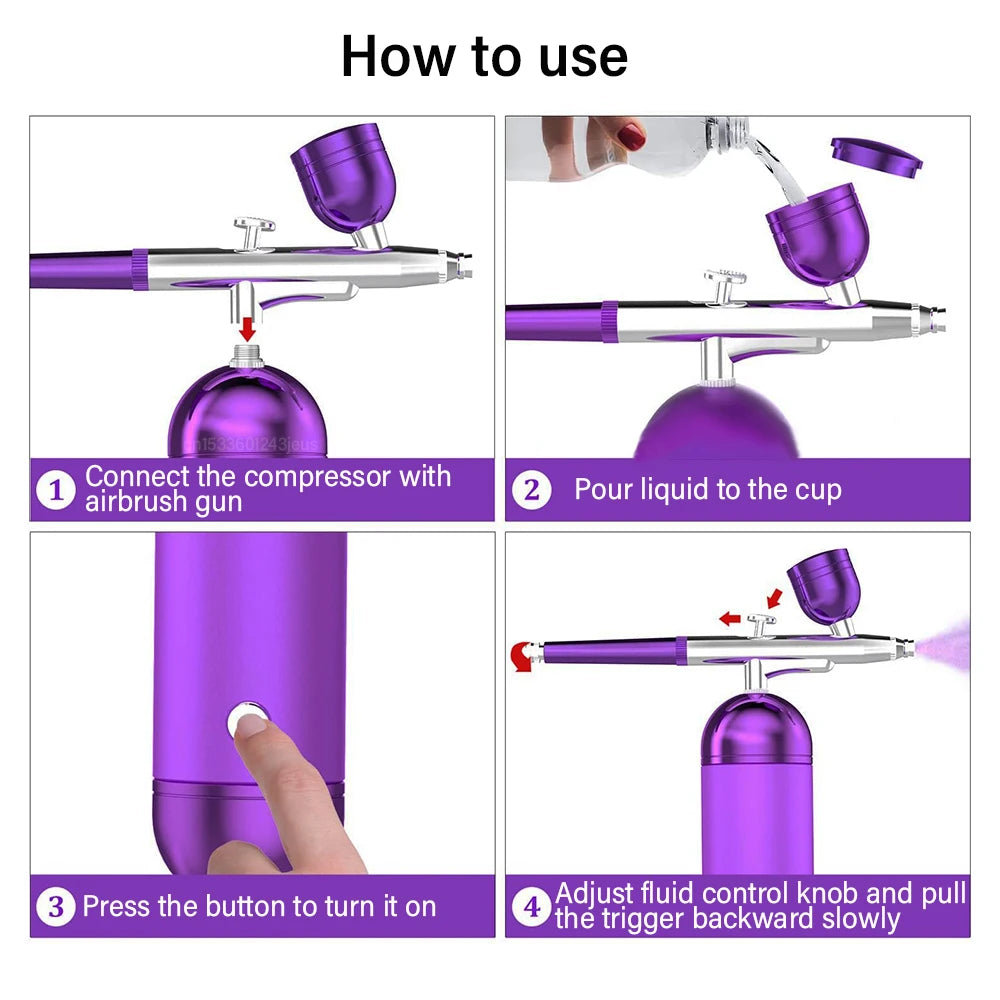 CowLost | airbrush-nails-with-compressor-portable-airbrush-nail-machine |19