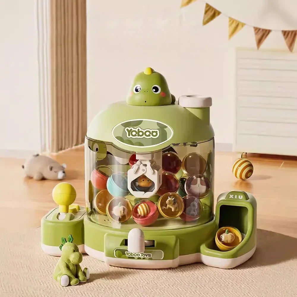 Kids Mini Doll Claw Machine Arcade Toy with Music and Lights