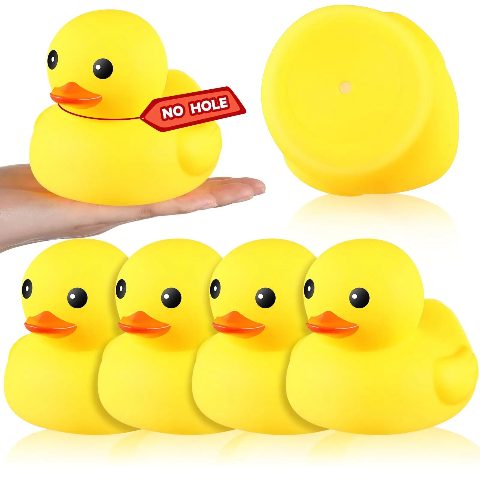 CowLost | product_id-6-89-inch-giant-rubber-duck-bath-toy-with-squeaky-sound-for-baby-shower-party |1