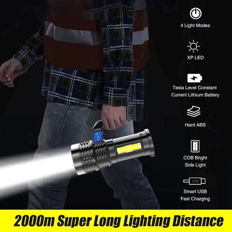 CowLost | product_id-ggbingo-usb-rechargeable-waterproof-led-flashlight-2km-for-fishing-hunting-camping |13