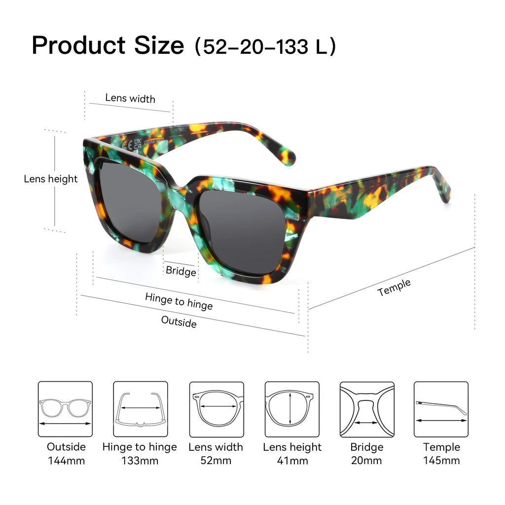 CowLost | zenottic-womens-fashion-sunglasses-polarized-uv-protection-square-acetate |4