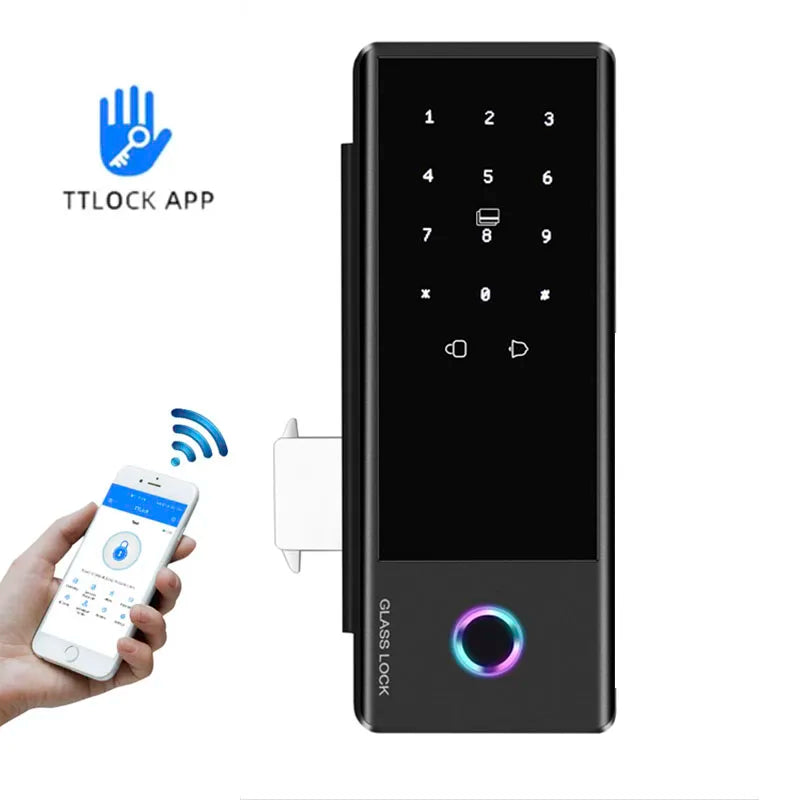 CowLost | locks-keys-product_id-biometric-fingerprint-door-lock-for-sliding-glass-doors-swing-gates-with-bluetooth-ttlock-app-unlock |2