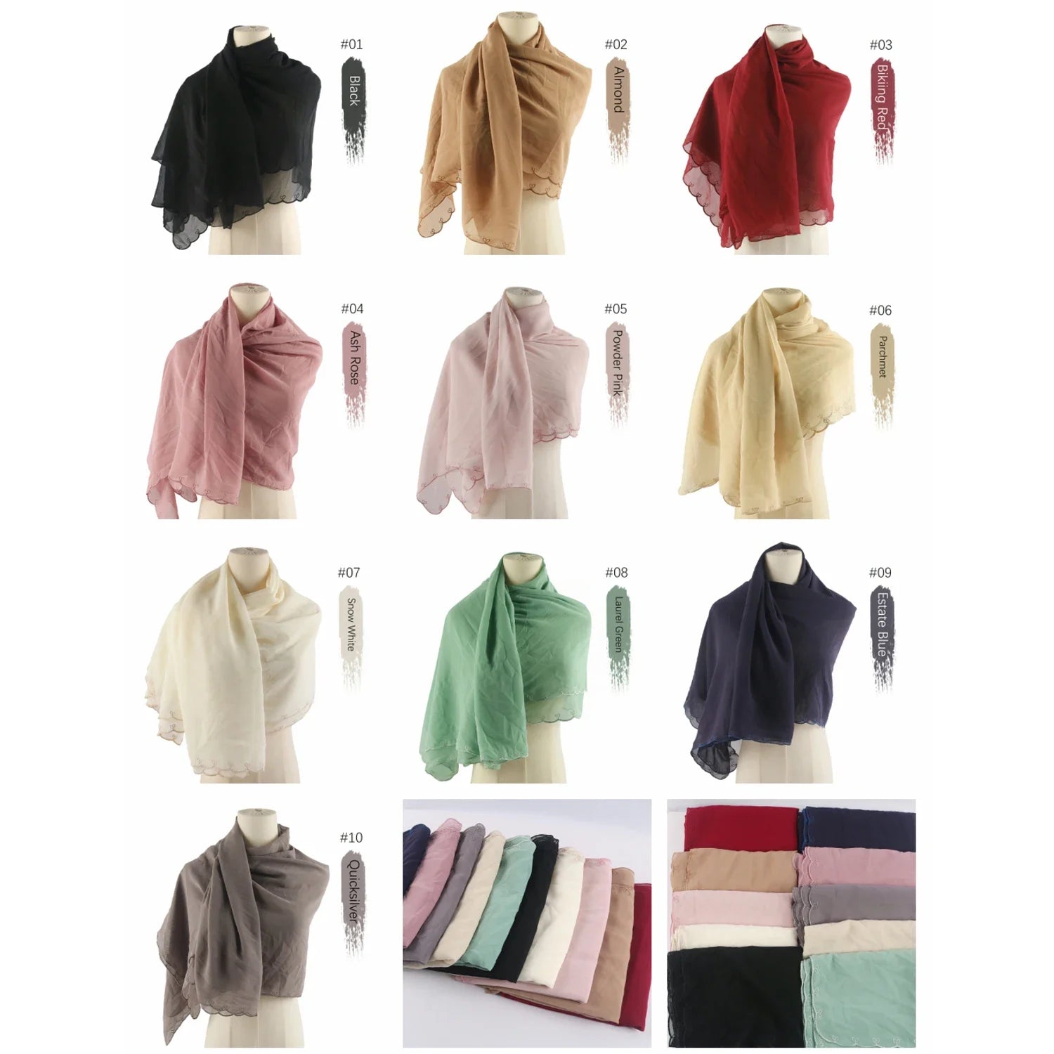 CowLost | chiffon-square-scarf-elegant |5