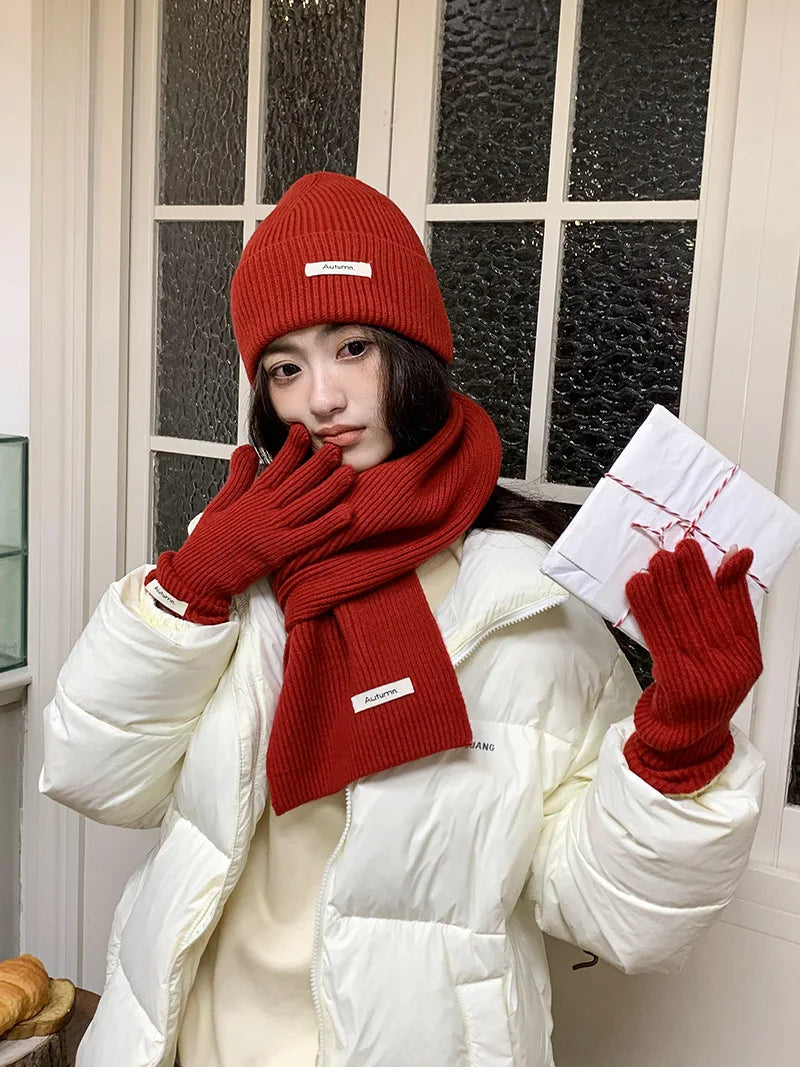 CowLost | knit-neck-scarf-gloves-caps-three-piece-set-for-women-men |15