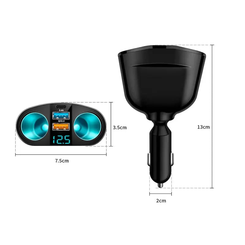 CowLost | product_id-baideluo-dual-port-car-charger-with-digital-display-and-qc3-0-usb-ports |6