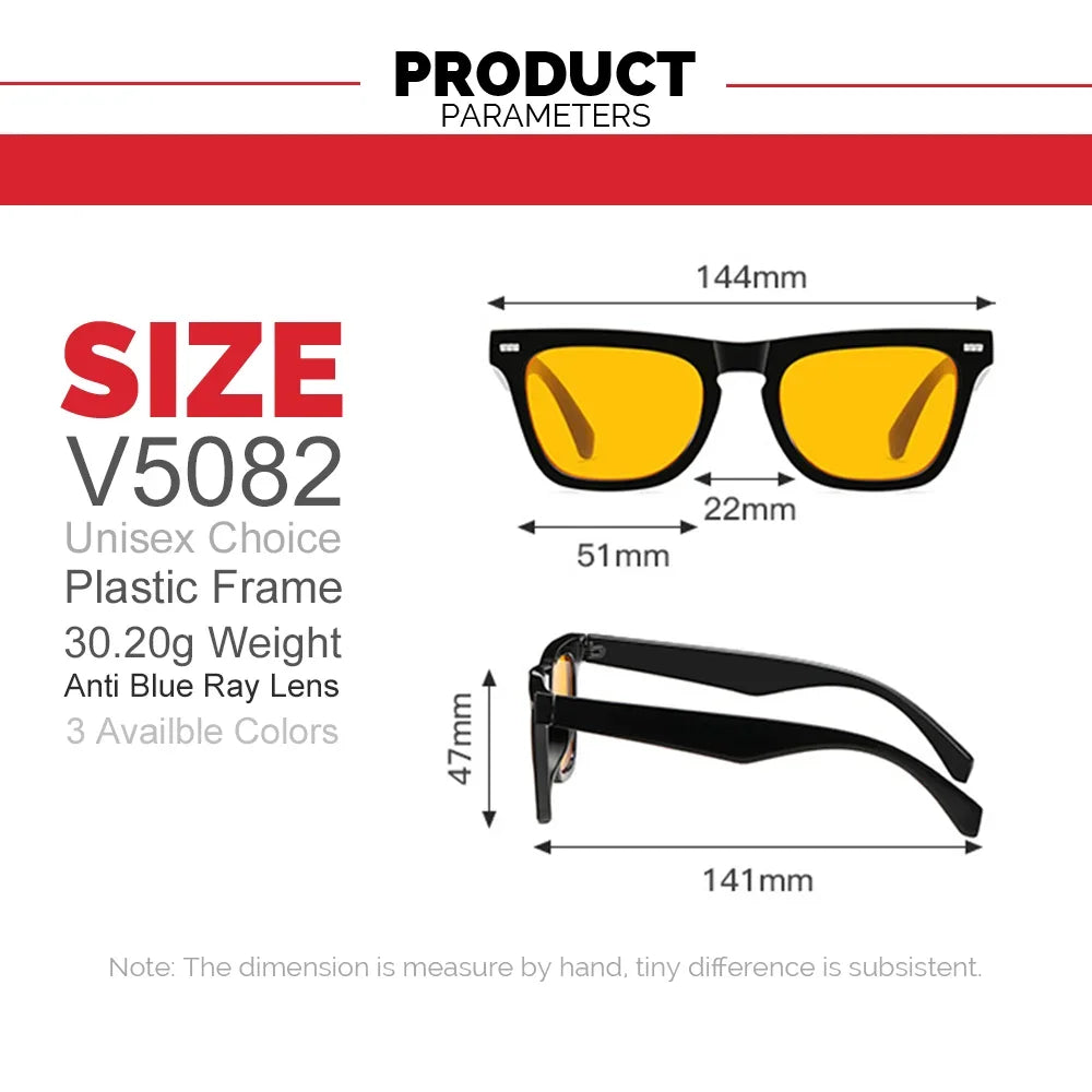 CowLost | uncategorized-vivibee-rectangle-gaming-anti-blue-light-eyeglasses-for-men-and-women |3