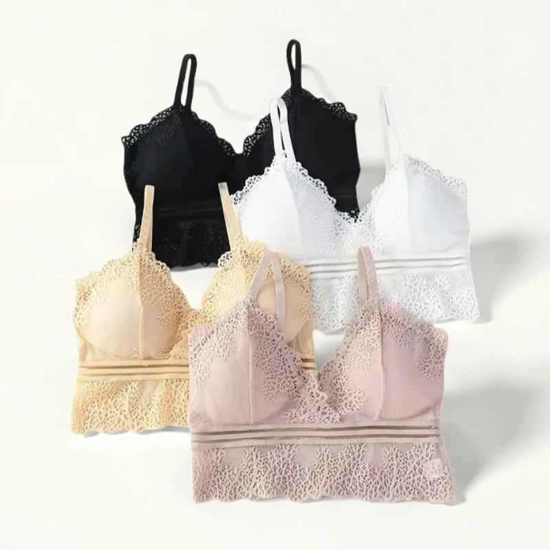 CowLost | product_id-lace-v-neck-bralette-crop-top-sexy-womens-lingerie-tank-bra |1
