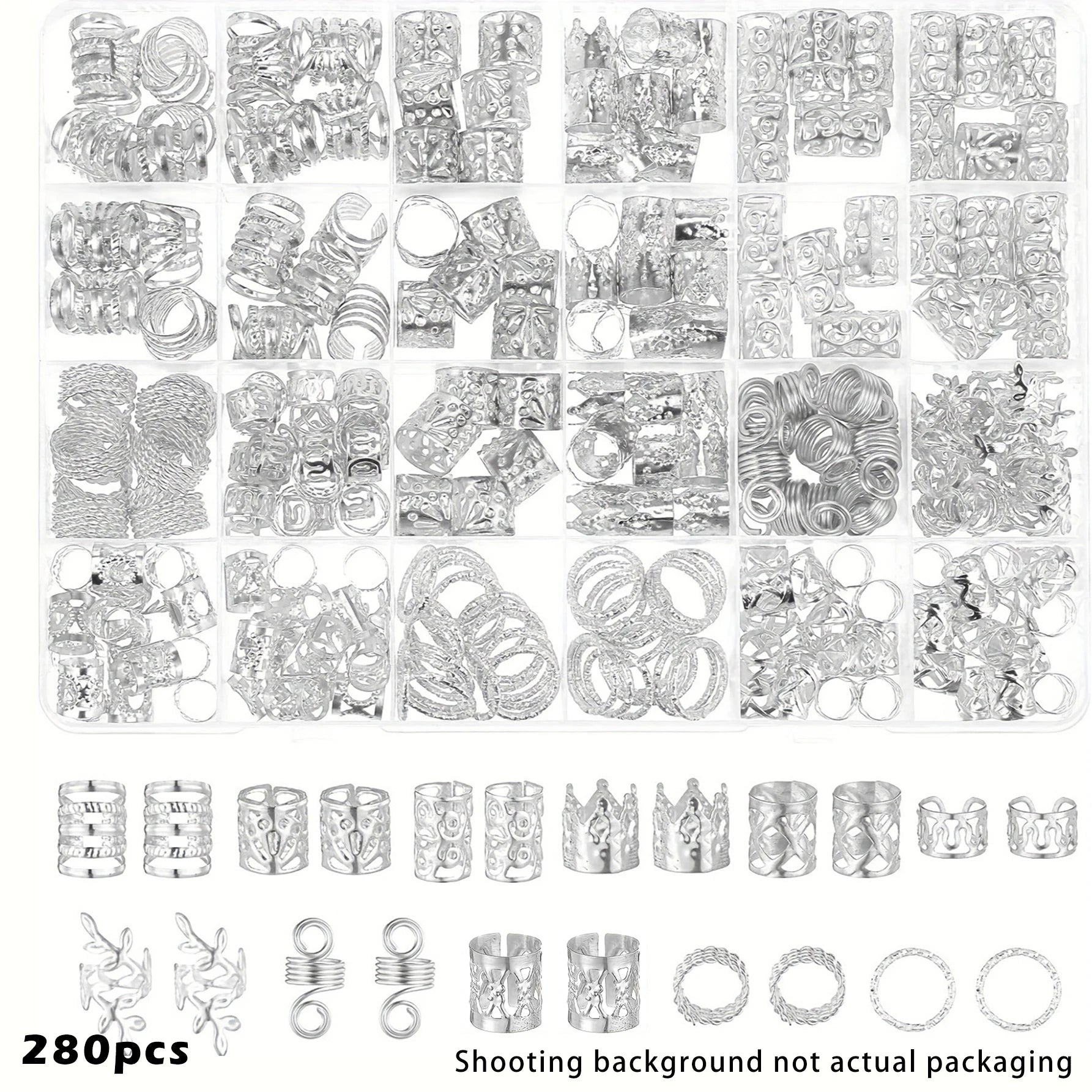 CowLost | 280pcs-alloy-hair-accessories-set |9