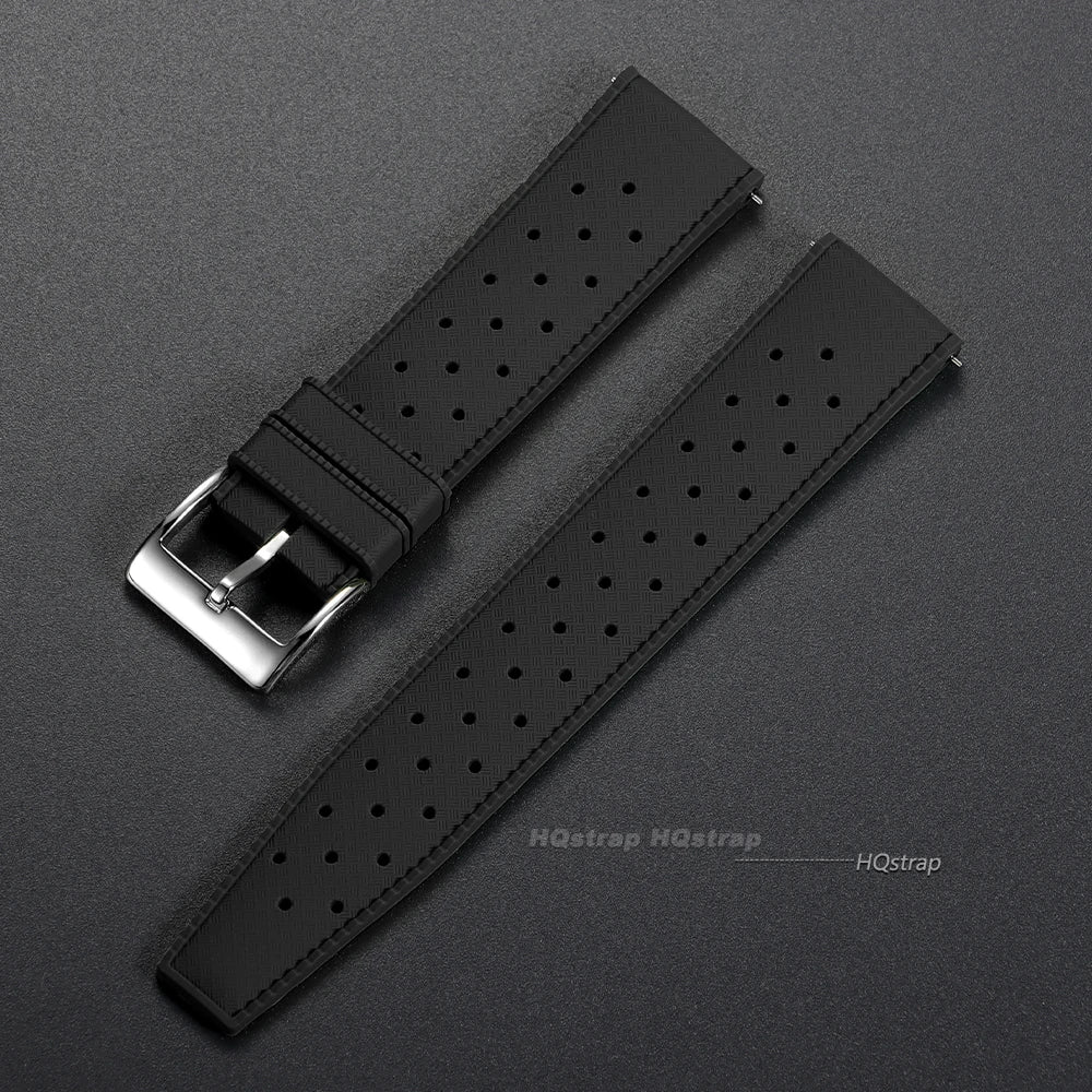 Universal Silicone Quick Release Watch Band for Seiko Omega 18mm 20mm 22mm