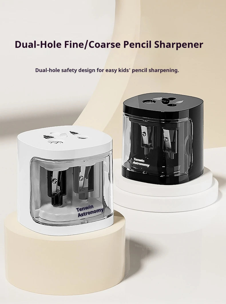 CowLost | product_id-tenwin-automatic-electric-pencil-sharpener-dual-hole-large-capacity-multifunctional-stationery |7
