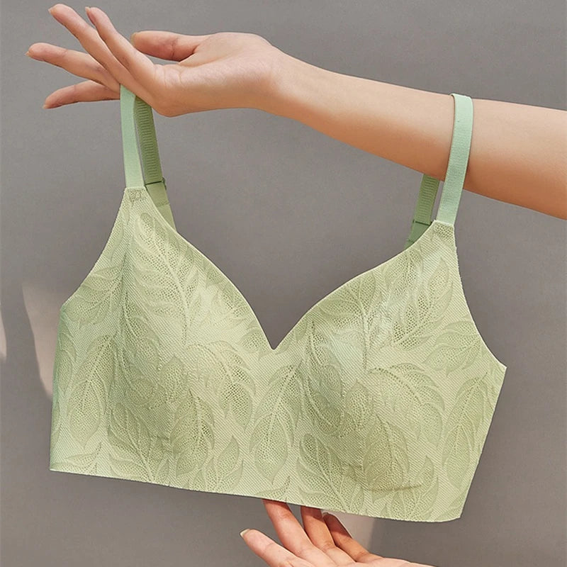 CowLost | product_id-ultra-thin-seamless-wire-free-lace-bra-for-large-breasts-soft-breathable-support |2