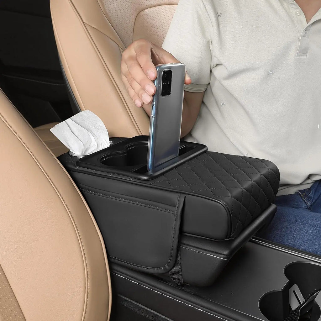 CowLost | vehicle-parts-accessories-universal-leather-car-center-console-armrest-cover |5