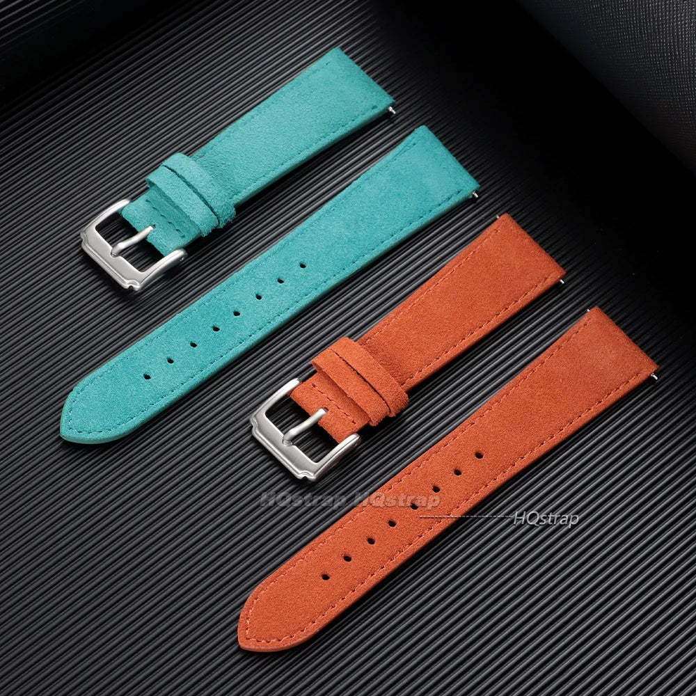 CowLost | bracelets-product_id-vintage-suede-leather-watch-strap-18-22mm-for-seiko-quick-release-pin-buckle-bracelet |3