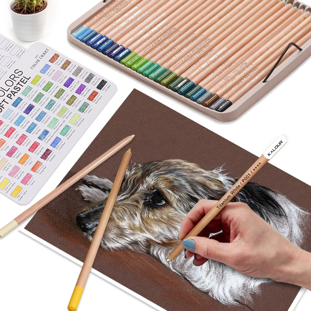 CowLost | soft-pastels-product_id-kalour-50-piece-professional-soft-pastel-colored-pencils-skin-tones-art-supplies |6