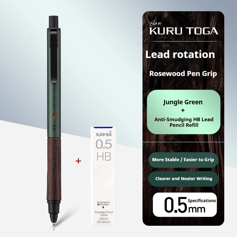 CowLost | product_id-uni-m5-kh-sunrise-orange-limited-kurutoga-0-5mm-auto-rotating-metal-mechanical-pencil-break-resistant |21