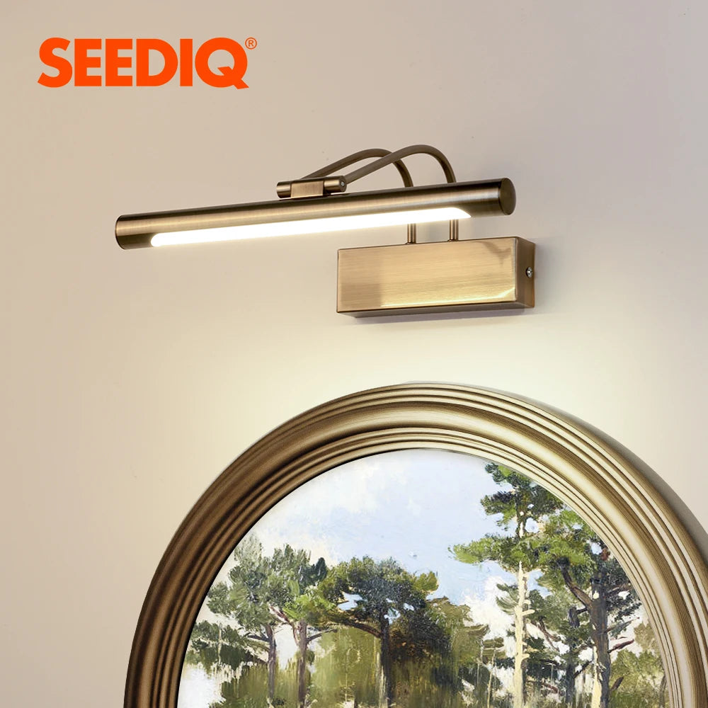 CowLost | product_id-modern-black-copper-8w-led-bathroom-wall-sconce-ac85-265v |1