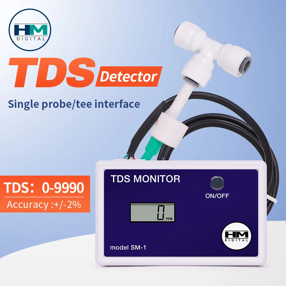 HM Digital Online Water Quality Tester LCD TDS/EC Meter PPM Detection for Pool Laboratory