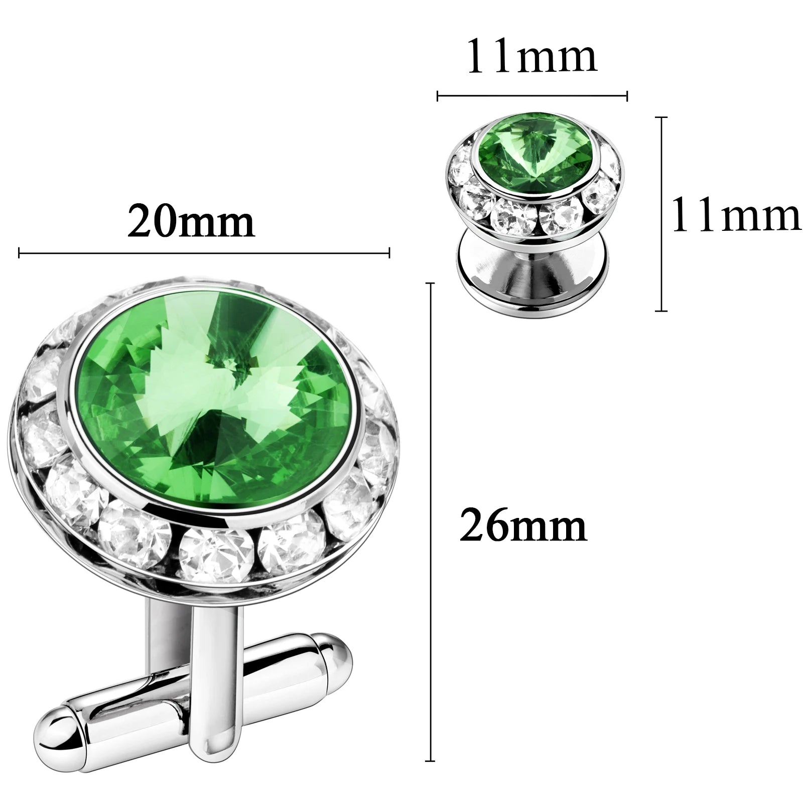 CowLost | clothing-accessories-hawson-royal-blue-gemstone-cufflinks-tuxedo-studs-set-for-men-formal-wear |13