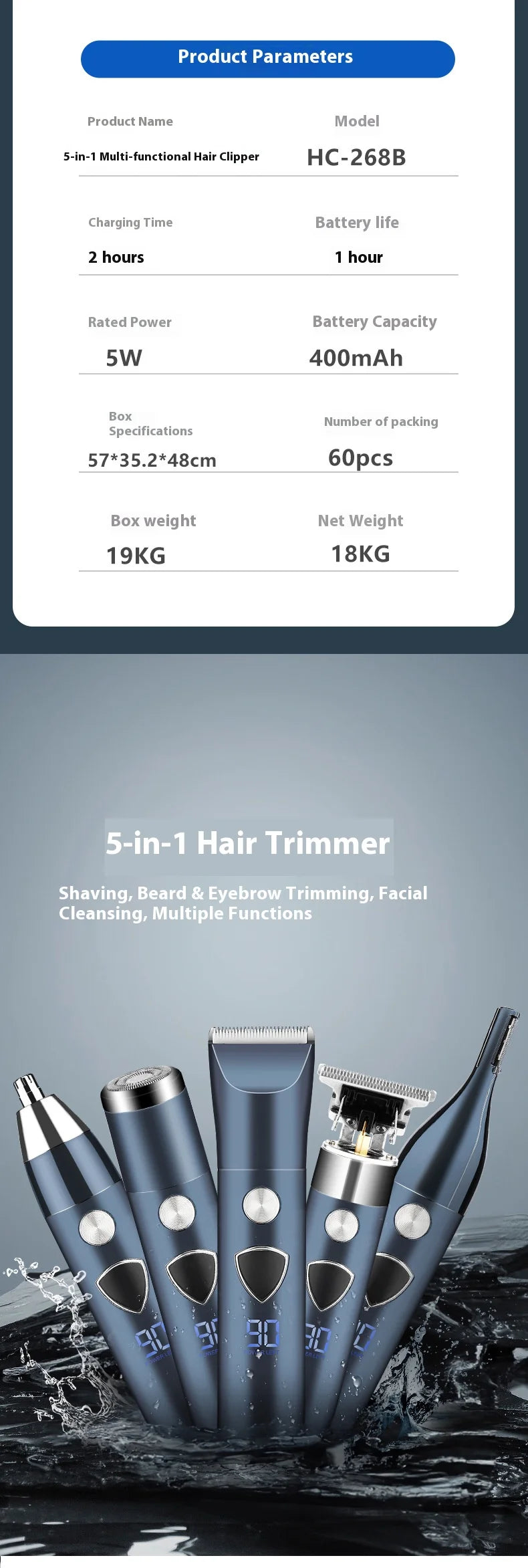 CowLost | product_id-mens-5-in-1-electric-body-hair-trimmer-for-face-ear-and-nose-grooming |7