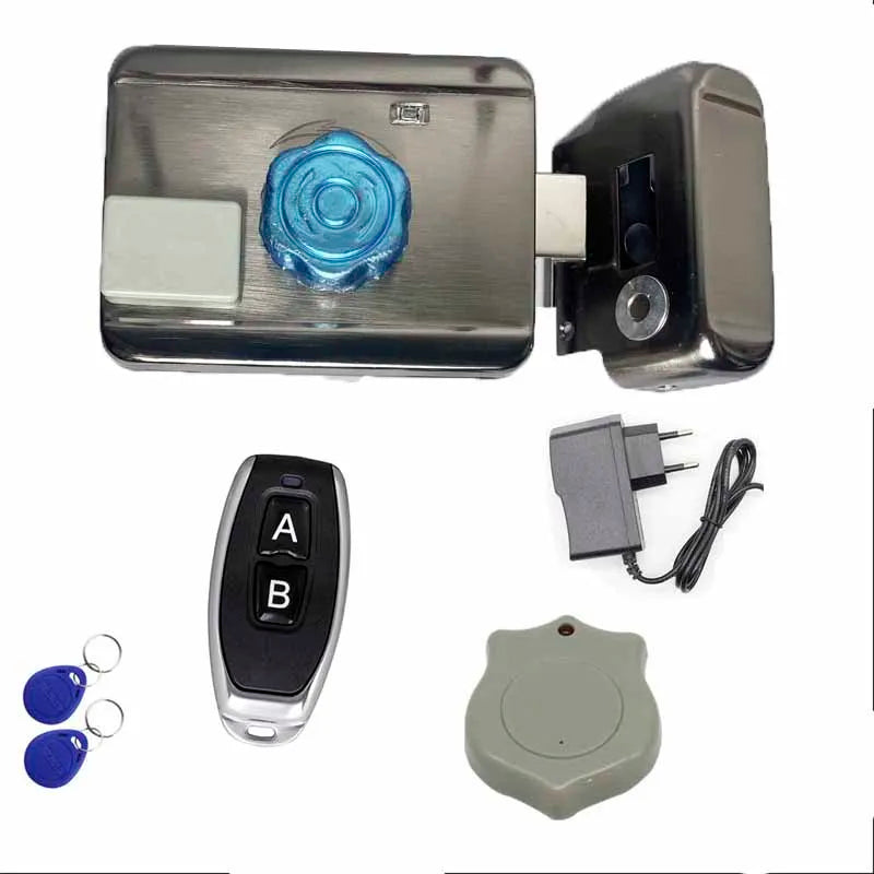 CowLost | locks-keys-product_id-12v-invisible-electric-gate-lock-with-remote-controller-and-battery-included-for-intercom-access-control-system |3