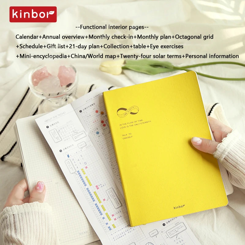 CowLost | product_id-kinbor-a5-pu-planner-78g-paper-weekly-daily-to-do-list-for-time-management |3