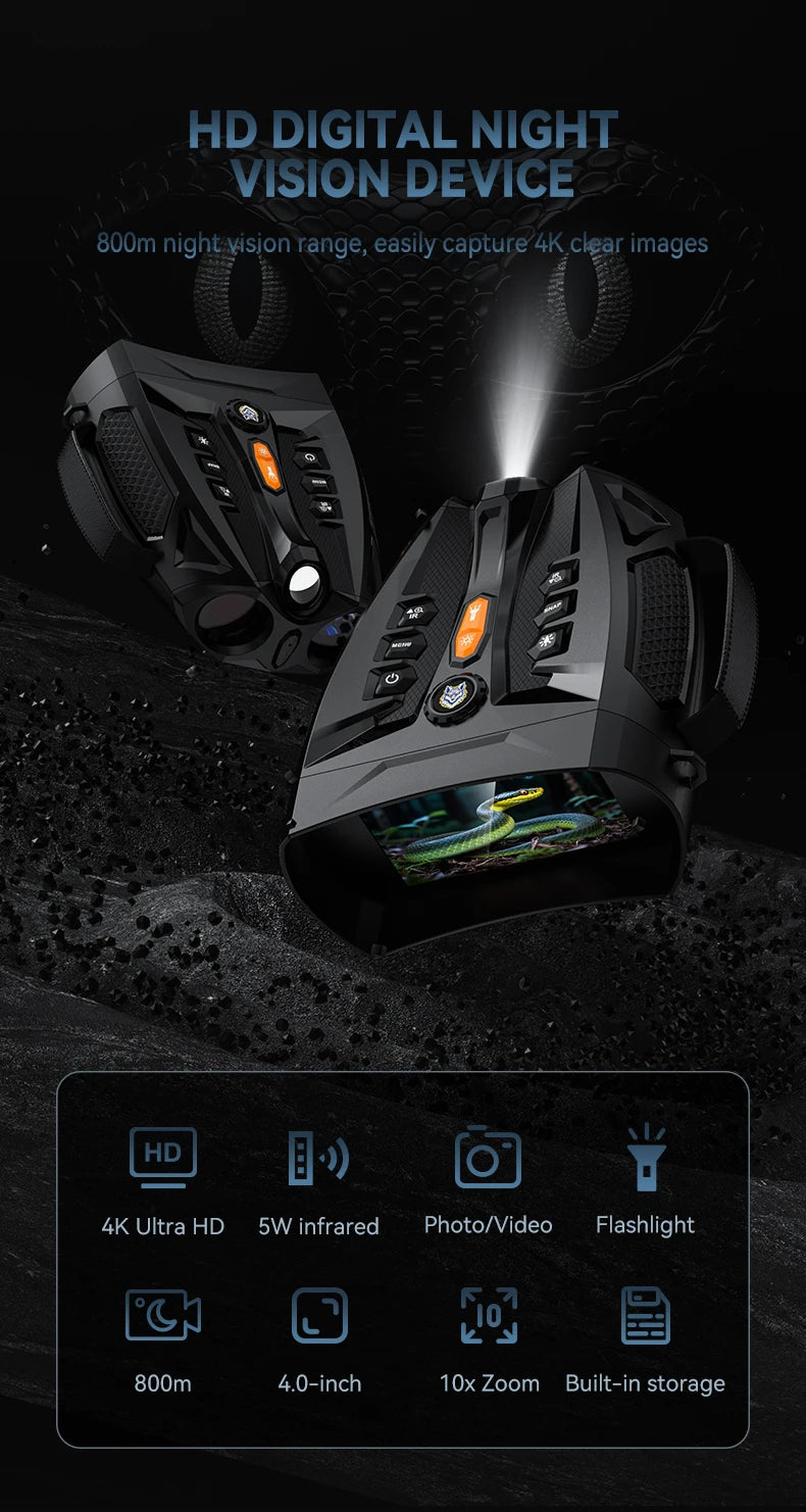 CowLost | product_id-4k-night-vision-binoculars-10x-digital-zoom-4-screen-infrared-7-level-tactical-light-compass-5000mah-battery |7