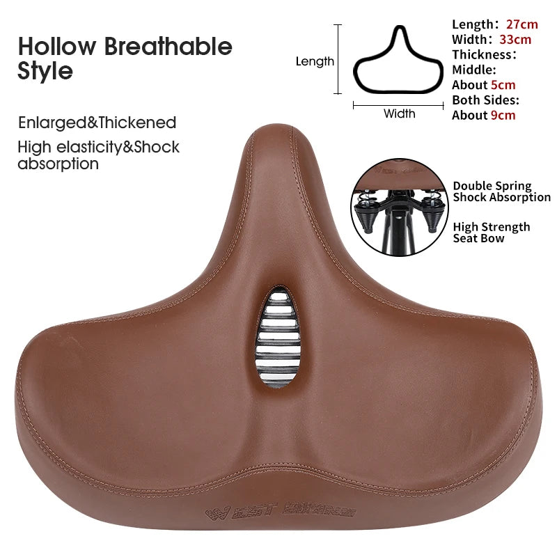 CowLost | west-biking-widen-bicycle-saddle-ergonomic-thick-comfortable-bike-saddle-shock-absorbtion-mtb-e-bike-cushion-bicycle-accessories |66