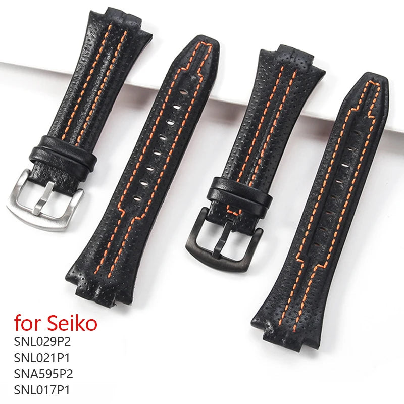 CowLost | product_id-leather-watch-strap-15x27mm-waterproof-for-seiko-snl017p1-snl029p2-sna595p2-snl021p1 |1