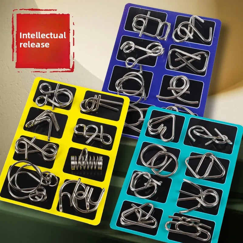 CowLost | product_id-8-piece-metal-montessori-wire-brain-teaser-puzzle-set-for-kids-adults-educational-game |1